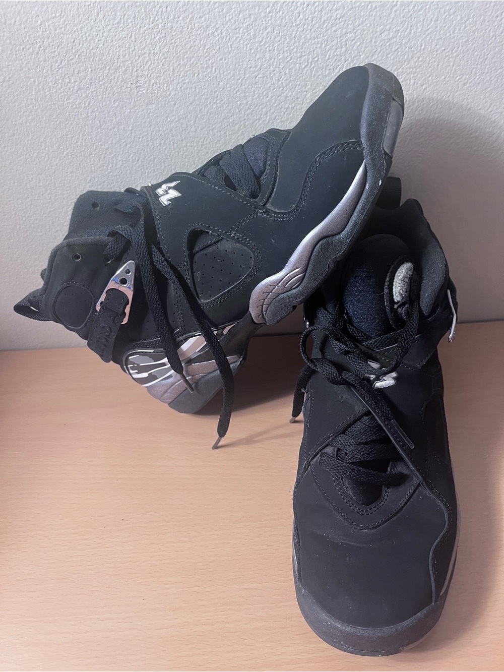 Air Jordan 8 Retro 2015 Chrome Youth Shoes Size 6.5Y